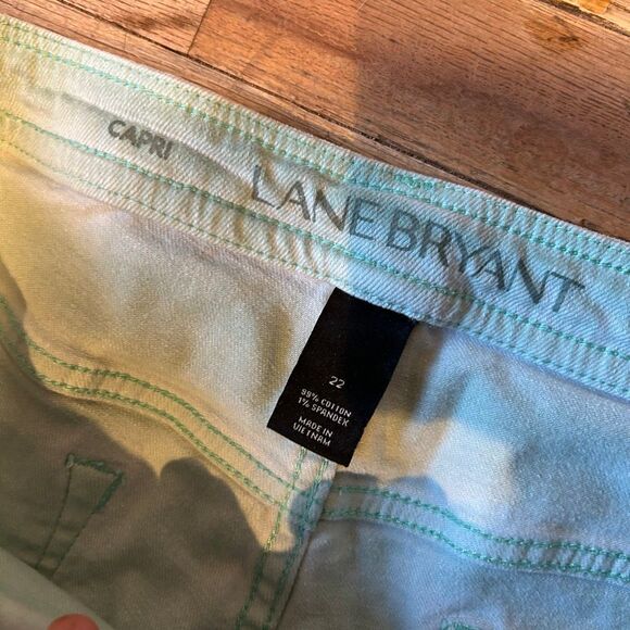 Vintage Lane Bryant capri jeans plus size 22 - Picture 4 of 7